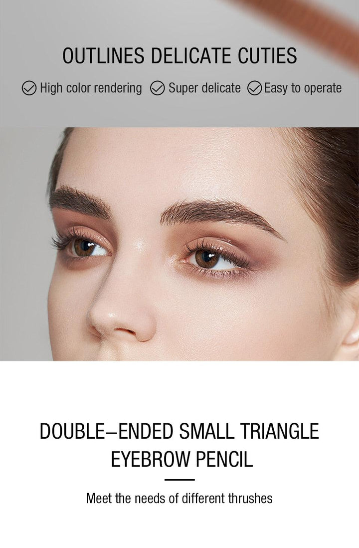 An ultra-thin eyebrow pencil in the shape of a triangle - isabellla