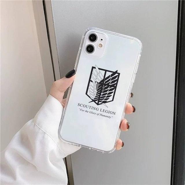 Anime Attack on Titan iPhone cover - isabellla