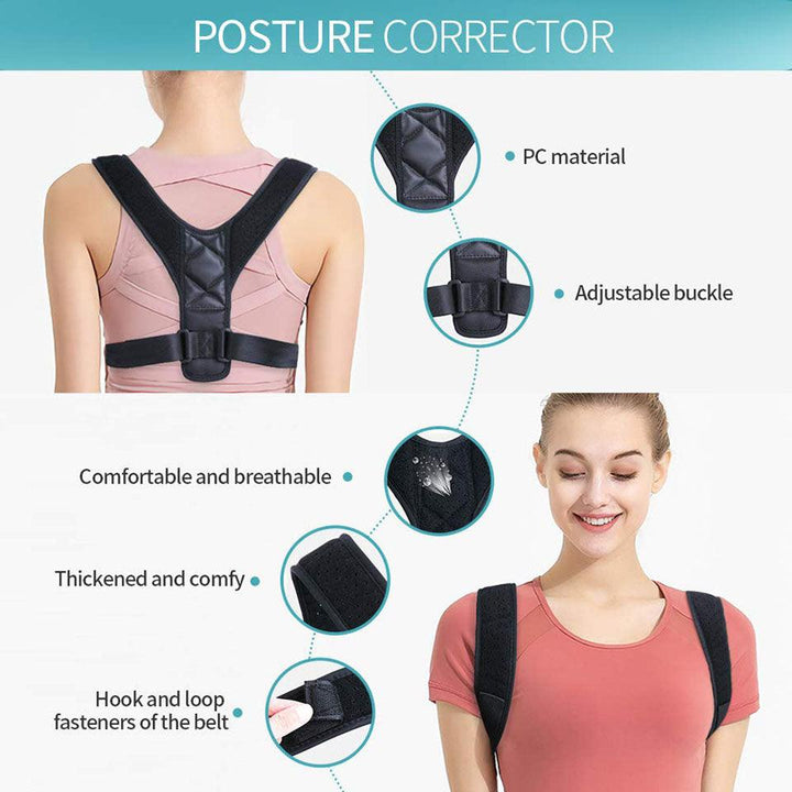 POSTURE CORRECTING BACK AND SHOULDER BRACE - isabellla