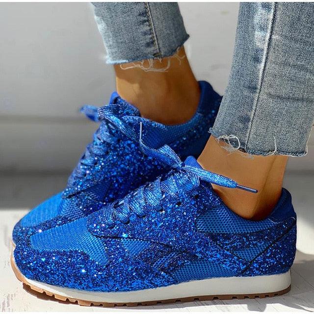 Crystal Shining Comfortable Sneakers - isabellla