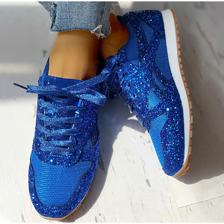 Crystal Shining Comfortable Sneakers - isabellla