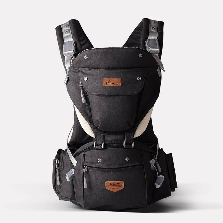 Ergonomic Baby Carrier with Hipseat, Kangaroo Baby Carrier - isabellla