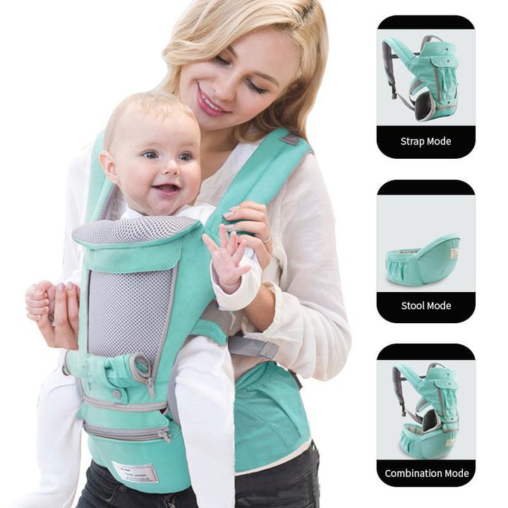 Ergonomic Baby Carrier with Hipseat, Kangaroo Baby Carrier - isabellla