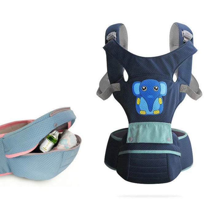 Ergonomic Baby Carrier with Hipseat, Kangaroo Baby Carrier - isabellla