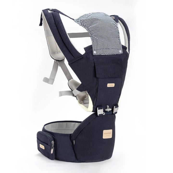 Ergonomic Baby Carrier with Hipseat, Kangaroo Baby Carrier - isabellla